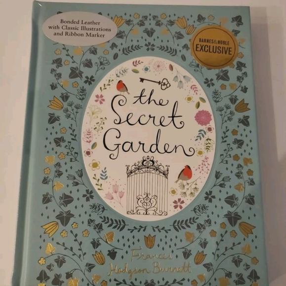 The Secret Garden by Frances Hodgson Burnett HARDCOVER LEATHERBOUND NEW & SEALED - Picture 1 of 5